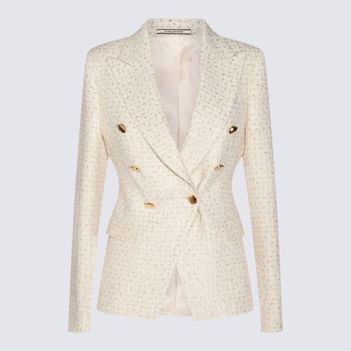 Tagliatore White Cotton Blazer - Tagliatore - Modalova