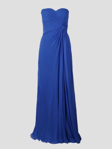 Organic Chiffon Long Dress - Alberta Ferretti - Modalova