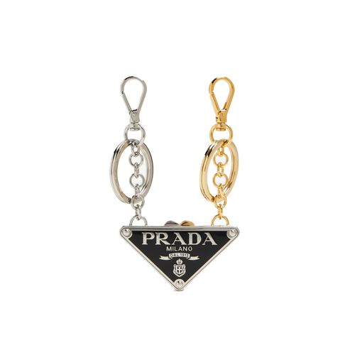 Prada Set Of Two Logo Keyrings - Prada - Modalova
