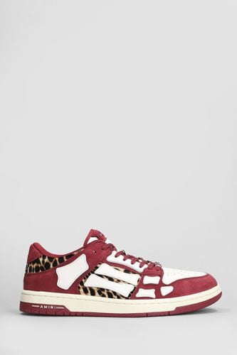 Leopard Skel Top Low Sneakers In Leather - AMIRI - Modalova