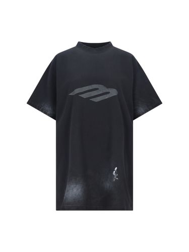 Balenciaga Logo T-shirt - Balenciaga - Modalova