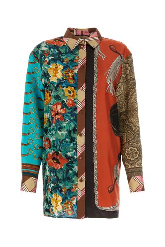 Gucci Printed Silk Shirt - Gucci - Modalova