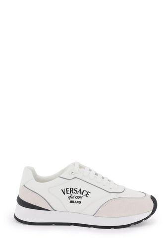 Milano Round-toe Lace-up Sneakers - Versace - Modalova