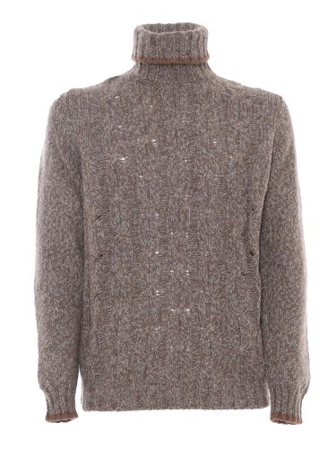 Turtle-neck L/s Knitted Sweater Man - Fedeli - Modalova