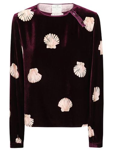 Forte_Forte Mother Of Pearl Print Velvet Top - Forte Forte - Modalova