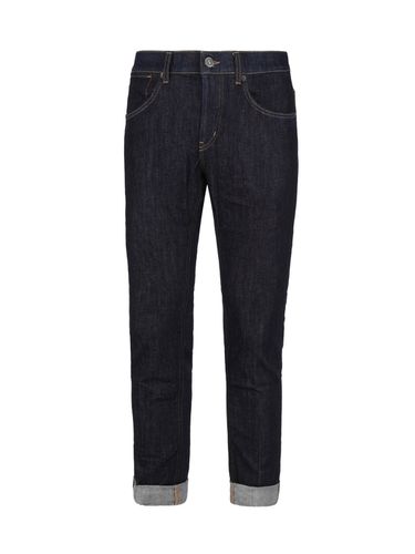 Ervin Loose Jeans In Fixed Selvedge Denim - Dondup - Modalova