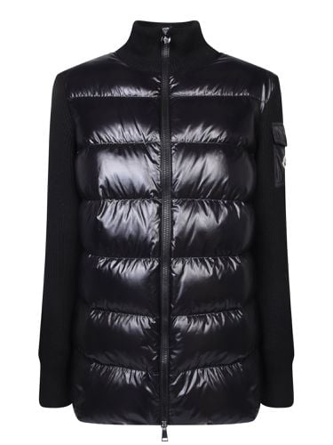 Moncler Black Down Cardigan - Moncler - Modalova