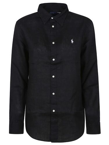 Classic-long Sleeve-button Front Shirt - Polo Ralph Lauren - Modalova