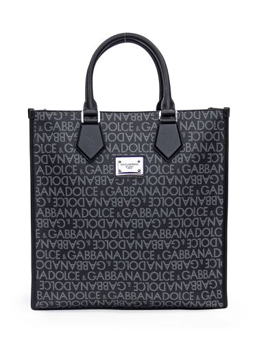 Shopping Bag In Jacquard - Dolce & Gabbana - Modalova