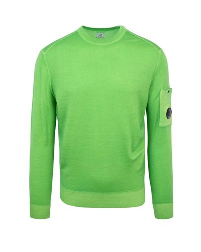 C. P. Company Lens-detailed Crewneck Jumper - C.P. Company - Modalova