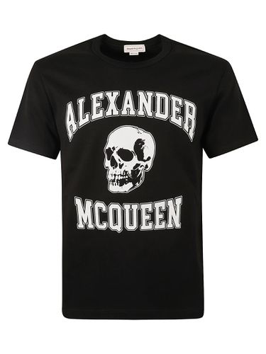 Skull Logo T-shirt - Alexander McQueen - Modalova