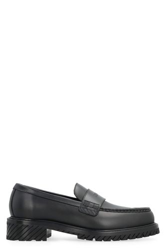 Off-White Military Leather Loafers - Off-White - Modalova