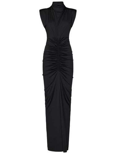Ruched Jersey Gown Long Dress - Victoria Beckham - Modalova
