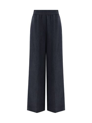 Chevron Linen Trousers - Brunello Cucinelli - Modalova