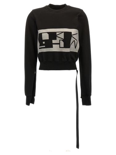 Logo Print Cropped Sweatshirt - DRKSHDW - Modalova