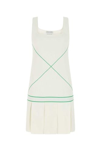 White Viscose Blend Dress - Bottega Veneta - Modalova