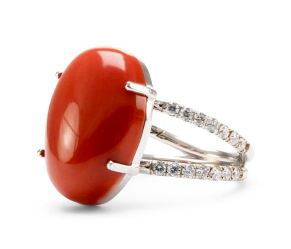 Lo Spazio Mare Rosso Ring - Lo Spazio Jewelry - Modalova