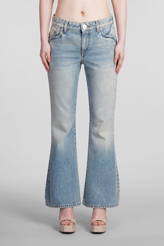 Balmain Jeans In Blue Cotton - Balmain - Modalova
