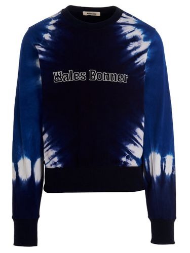 Logo Embroidery Tie Dye Sweatshirt - Wales Bonner - Modalova