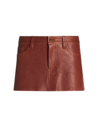 Etro Brown Nappa Mini Skirt - Etro - Modalova