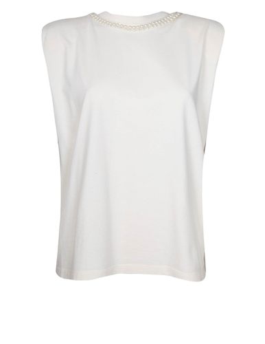 Isabel T-shirt With Applied Pearls - Golden Goose - Modalova