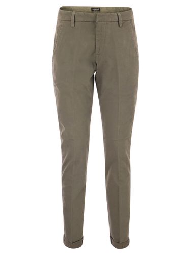 Gaubert - Slim-fit Gabardine Trousers - Dondup - Modalova