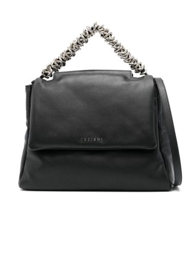 Nappa Leather Shoulder Bag - Orciani - Modalova