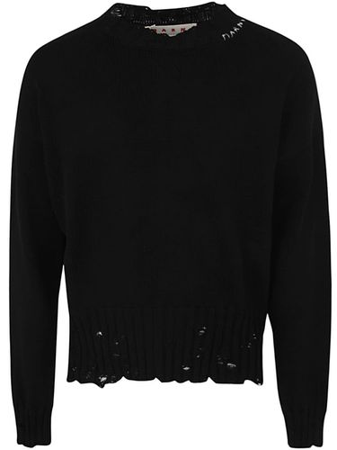 Crew Neck Long Sleeeves Sweater - Marni - Modalova