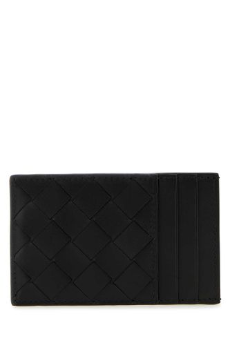 Black Leather Cardholder - Bottega Veneta - Modalova