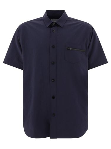Zip-pocket Detailed Short Sleeved Buttoned Shirt - Sacai - Modalova