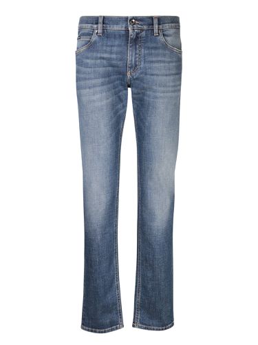 Dolce & Gabbana Slim Fit Blue Jeans - Dolce & Gabbana - Modalova