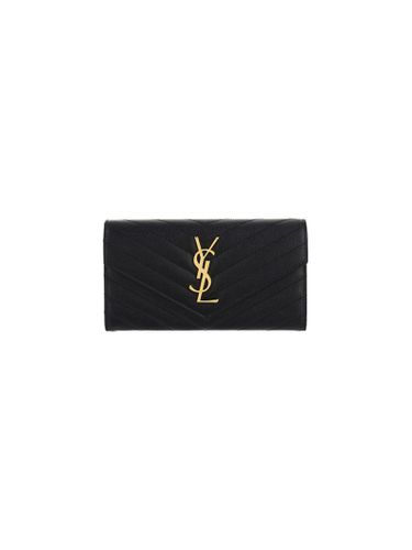 Saint Laurent Leather Wallet - Saint Laurent - Modalova