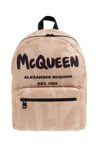 Graffiti-logo Metropolitan Backpack - Alexander McQueen - Modalova