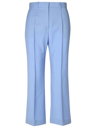 Light Blue Virgin Wool Trousers - Lanvin - Modalova