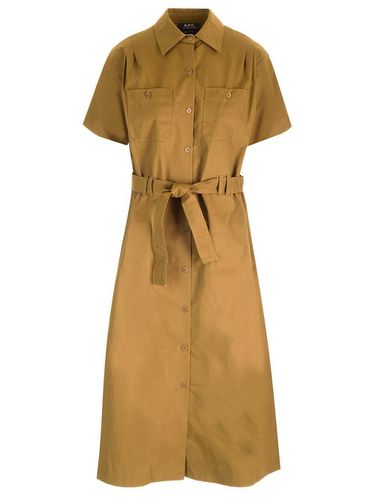 A. P.C. drew Midi Shirt Dress - A.P.C. - Modalova