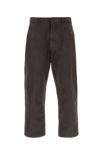 Prada Brown Cotton Wide-leg Pant - Prada - Modalova