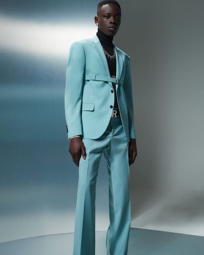 Single-breasted Suit Blazer With Buckle - John Richmond - Modalova