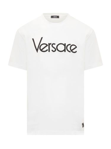 Versace T-shirt With Logo - Versace - Modalova
