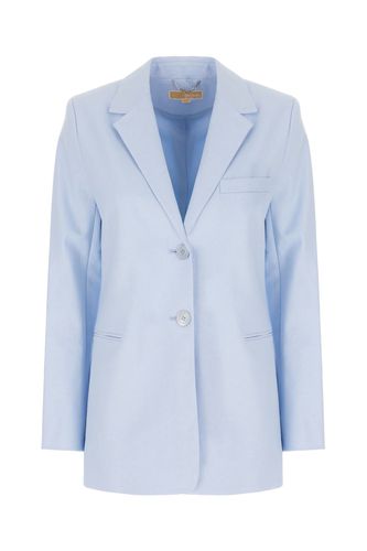 Light Blue Linen Blend Blazer - Michael Kors - Modalova