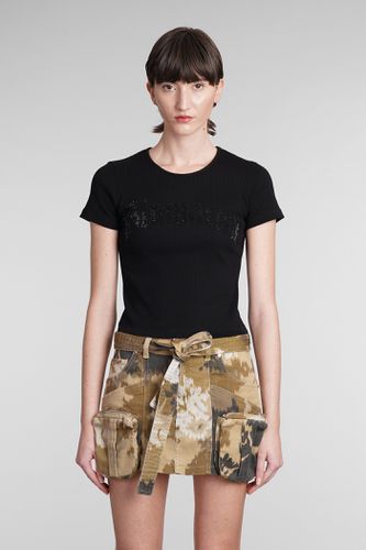 Blumarine T-shirt In Black Cotton - Blumarine - Modalova