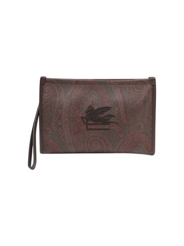 Large Paisley Pouch Etro - Etro - Modalova