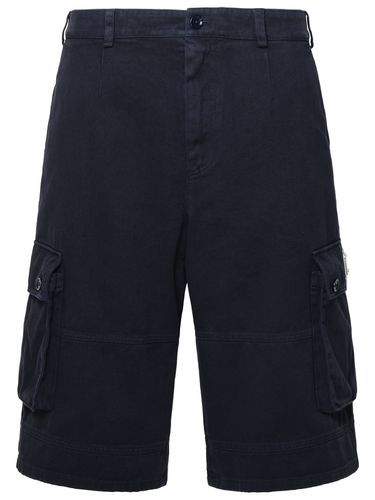 Blue Cotton Cargo Bermuda Shorts - Dolce & Gabbana - Modalova