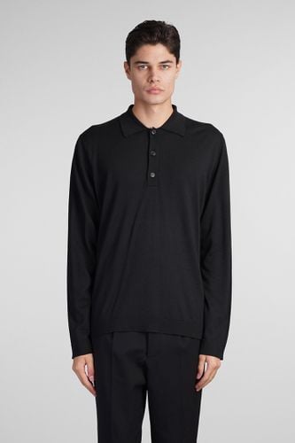 Mauro Grifoni Polo In Black Cotton - Mauro Grifoni - Modalova