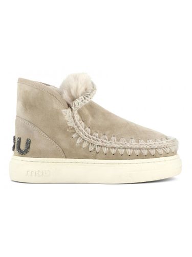 Eskimo Sneaker Bold In Camel Leather - Mou - Modalova