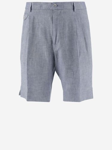 Linen Bermuda Shorts - Dolce & Gabbana - Modalova