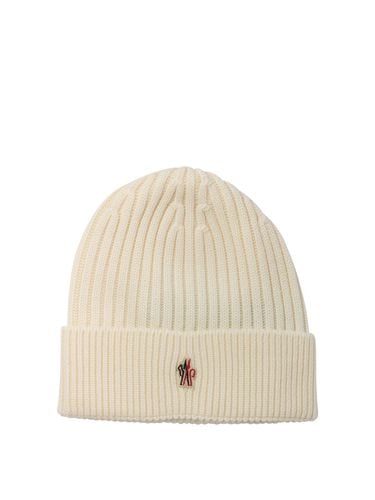 Logo Embroidered Knit Beanie - Moncler Grenoble - Modalova