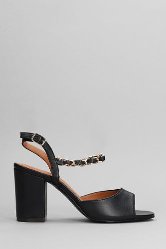 Sandals In Leather - Via Roma 15 - Modalova