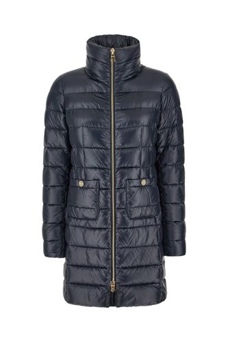 Blue Nylon Maria Down Jacket - Herno - Modalova