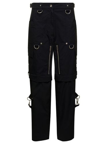 Two In One Detachable Cargo Pants With Suspenders In Wool And Mohair Woman - Givenchy - Modalova