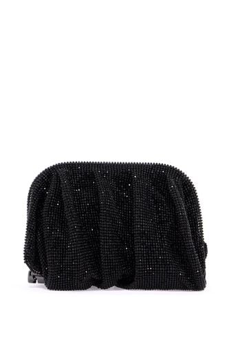 Compact Bag Venus La Petite In Black Rhinestones - Benedetta Bruzziches - Modalova